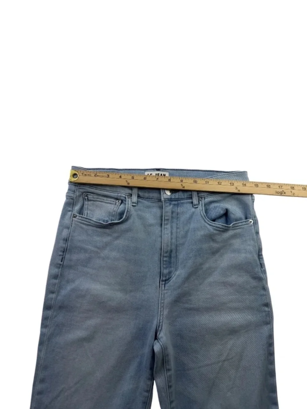 Le Jean Stella Crop Flare Jeans Size 29